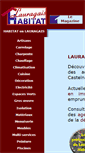 Mobile Screenshot of lauragais-habitat.com